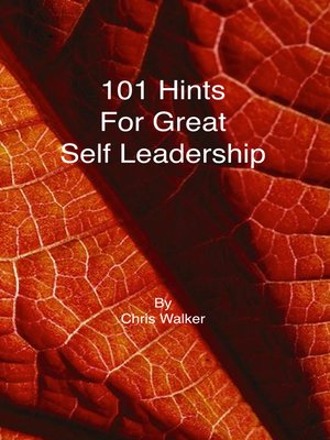 cover image of 101 Hints for Great Self Leadership